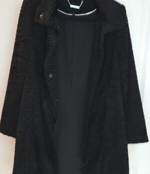 White House Black Market Black Teddy Jacket